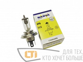 Галогеновая лампа NARVA H4 100/90W 12v.