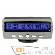 Вольтметр с часами и термометром VST-7045V