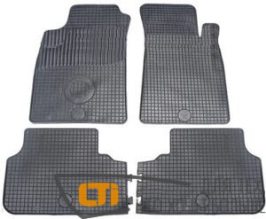 КОВРЫ РЕЗИНОВЫЕ RENAULT SCENIC II 03-09  Чёрный