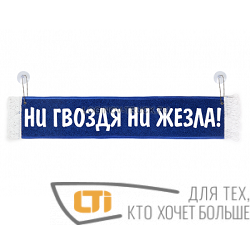 Вымпел  "НИ ГВОЗДЯ,НИ ЖЕЗЛА".