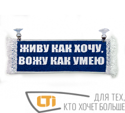 Вымпел "Пустой - ЖИВУ КАК ХОЧУ