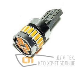 Светодиод Т10 21COB YELLOW
