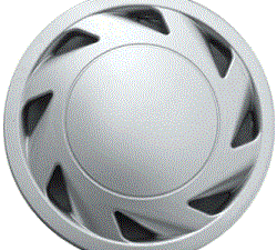 Колпак декоративный "РУТЕН" Silver 14"