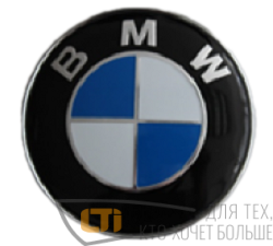 Эмблема BMW 82мм сине-черная