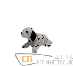 Игрушка-антистресс СОБАЧКА БЕЛО-ЧЕРНАЯ