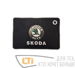 Коврик на панель SKODA 20*13см