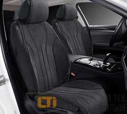 Накидка A004PL237 Алькантара FRONT Темно-Серый